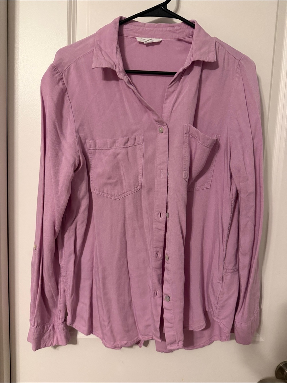 beachlunchlounge Lavender Button-Down Shirt
